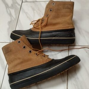 SOREL Cheyanne Metro Lace WATERPROOF  BOOTS Elk/Black COLOR Sz. 12